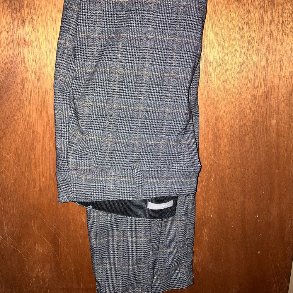 Maurices Charcoal Checkered Trousers